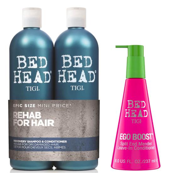 TIGI Bed Head Moisture Shampoo, Conditioner & Leave In Conditioner Set