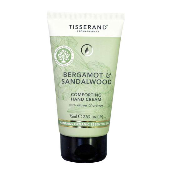 Tisserand Aromatherapy Bergamot & Sandalwood Comforting Hand Cream 3 oz