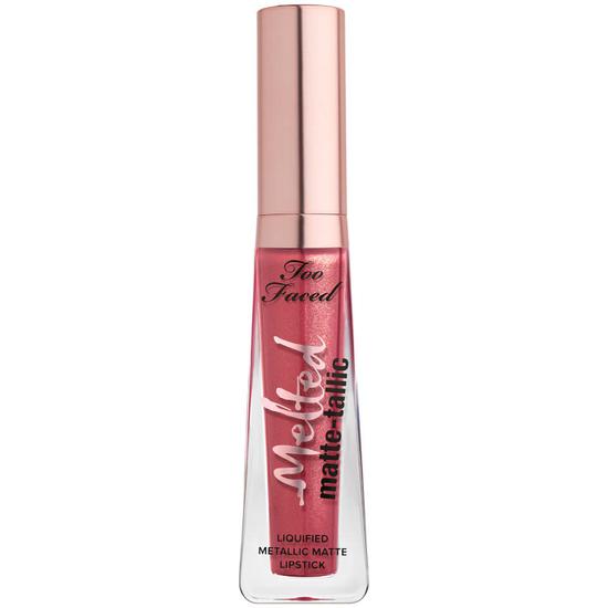 Too Faced Melted Matte Tallics Lip Gloss Breakup, Makeup