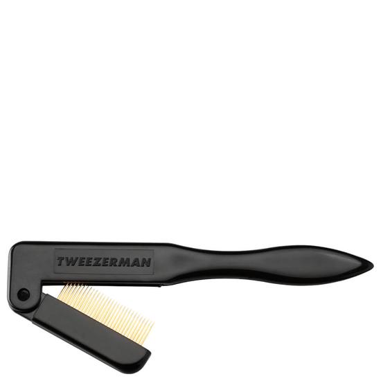 Tweezerman Folding Eyelash Comb Black