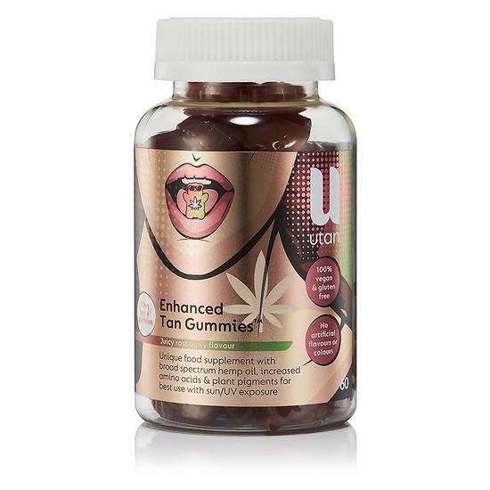 UTAN Enhanced CBD Infused Tan Gummies 60 Gummies