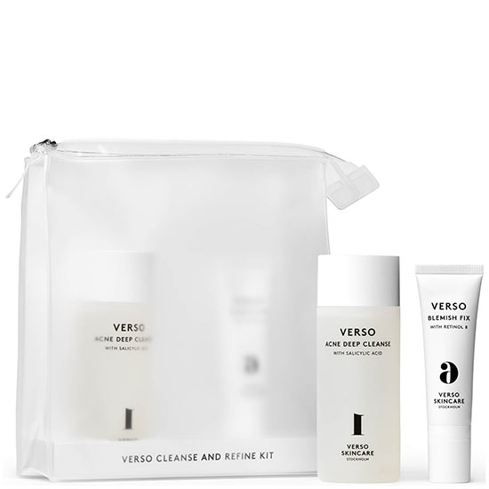 Verso Skincare Cleanse & Refine Kit 6 oz