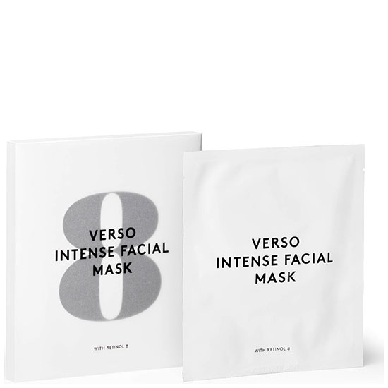 Verso Skincare Intense Facial Mask 4 Pack