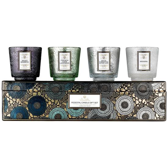 VOLUSPA Pedestal Cool Tones Candle Set
