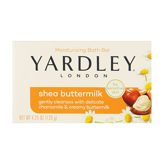 Yardley Shea Buttermilk For Sensitive Skin Boxed Soap 120g