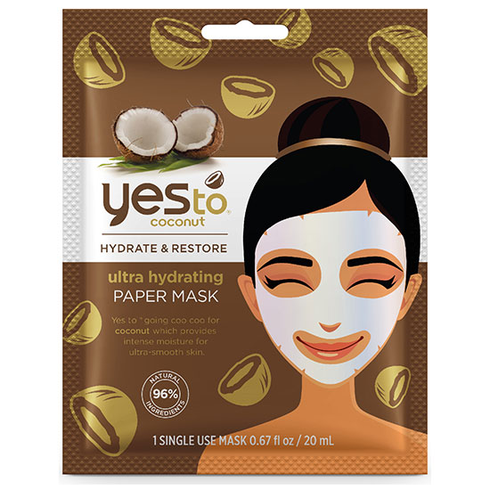 Yes To Coconut Ultra Hydrating Paper Mask 1 Pack