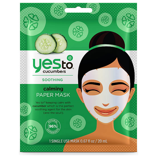 Yes To Cucumbers Calming Paper Mask 1 Pack