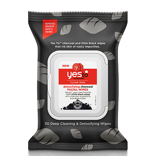 Yes To Tomatoes Detoxifying Charcoal Facial Wipes 1 Pack