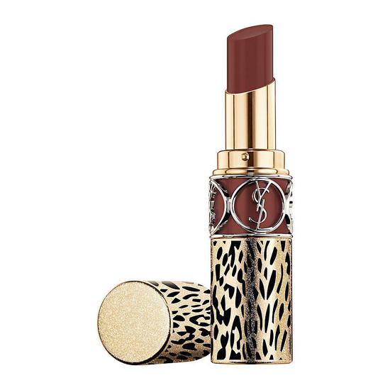 Yves Saint Laurent Rouge Volupte Shine Holiday Collector Lipstick 139 Burgundy In Wild