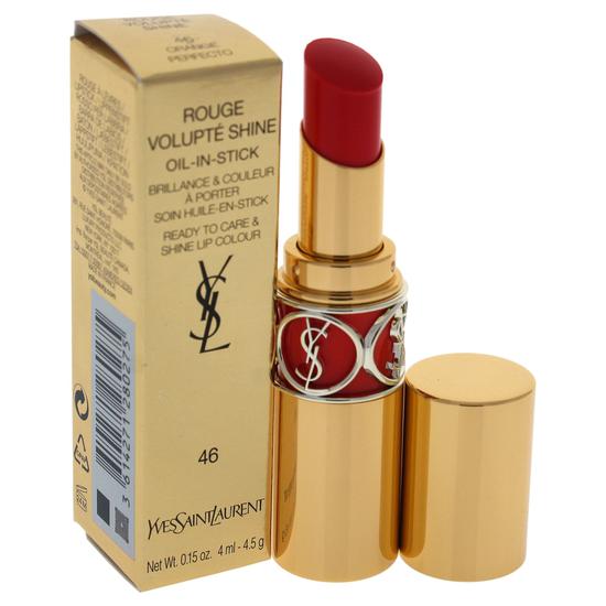 Yves Saint Laurent Rouge Volupte Shine Oil In Stick Lip Color 46-Orange Perfecto