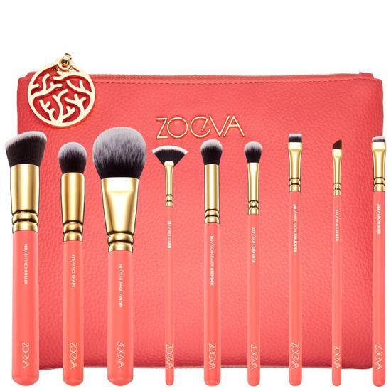 ZOEVA Coral Shine Brush Set