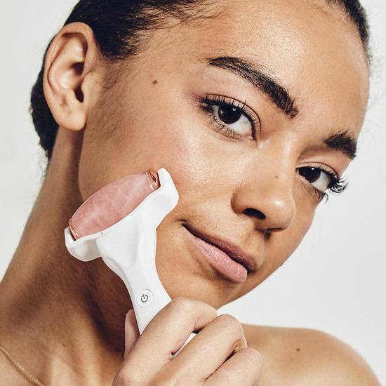 BeautyBio GloPRO Rose Quartz Roller Attachment Head
