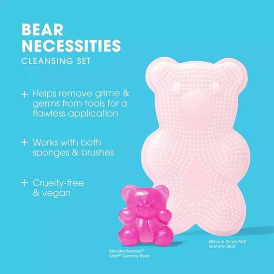 beautyblender The Sweetest Blend Bear Necessities Cleansing Set 1x Gummy bear shaped cleanser + 1x Gummy bear shaped scrub mat