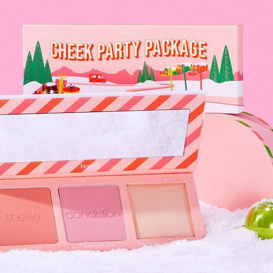 Benefit Cheek Party Package Palette Full Size Blush + Highlighter Palette