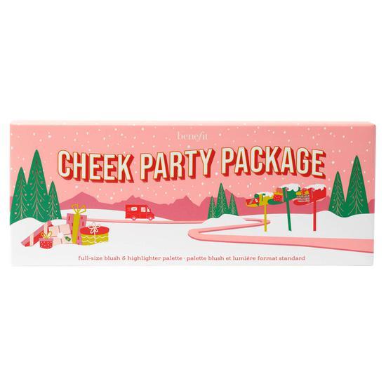 Benefit Cheek Party Package Palette Full Size Blush + Highlighter Palette