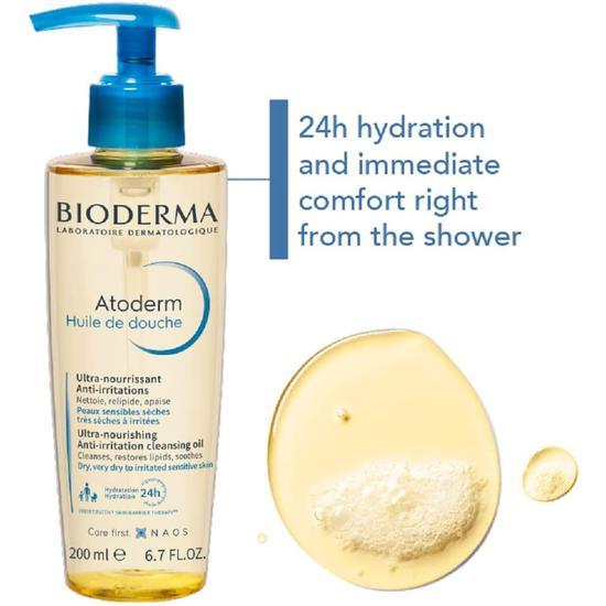 Bioderma Atoderm Huile De Douche Ultra-Nourishing Anti-Irritation Cleansing Oil 34 oz