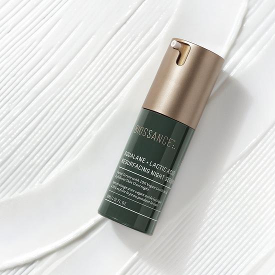Biossance Squalane + Lactic Acid Resurfacing Night Serum 1 oz
