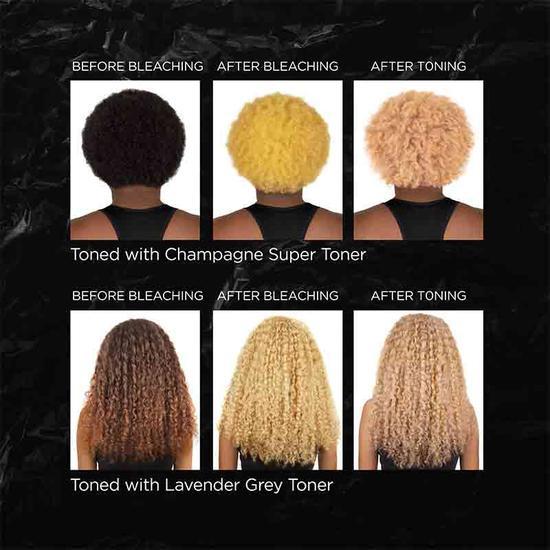BLEACH LONDON Low & Slow Bleach Kit Reincarnation Mask 2 x 15ml, Developing Lotion 80ml + Clay Bleaching Powder 2 x 25g