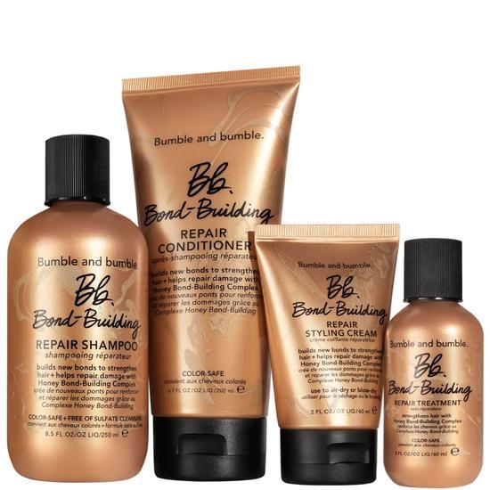 Bumble and bumble All About Repair Set Bond-Building Repair Shampoo + Conditioner + Treatment + Styling Cream