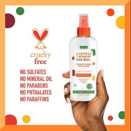 Cantu Care For Kids Conditioning Detangler 6 oz