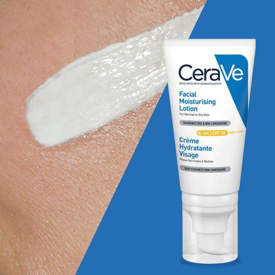 CeraVe AM Facial Moisturizing Lotion SPF 50 2 oz