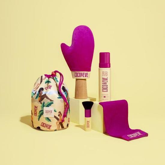Coco & Eve Tanning Goddess Gift Set Dark