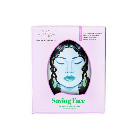 Drunk Elephant Saving Face Skin Kit The P.M. Routine
