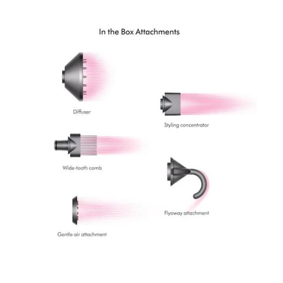 Dyson Supersonic Hair Dryer Iron/Fuchsia