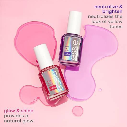 essie Nail Care Hard To Resist Strengthener Pink Tint