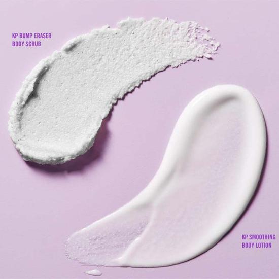 First Aid Beauty Bye Bye Bumps Kit KP Bump Eraser Body Scrub, KP Smoothing Body Lotion & Ingrown Hair Pads