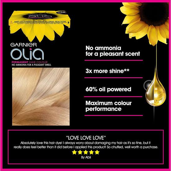 Garnier Olia Blonde Permanent Hair Dye 112 Super Light Beige Blonde