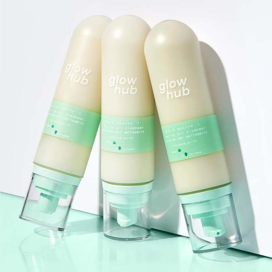 Glow Hub Calm & Soothe Gel To Oil Cleanser 4 oz