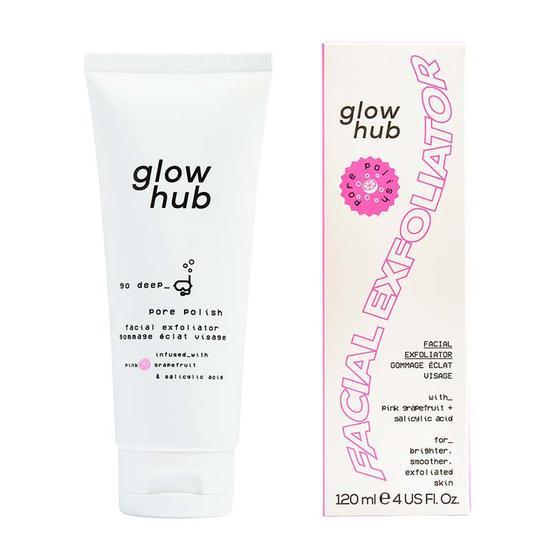 Glow Hub Pore Polish Facial Exfoliator 4 oz