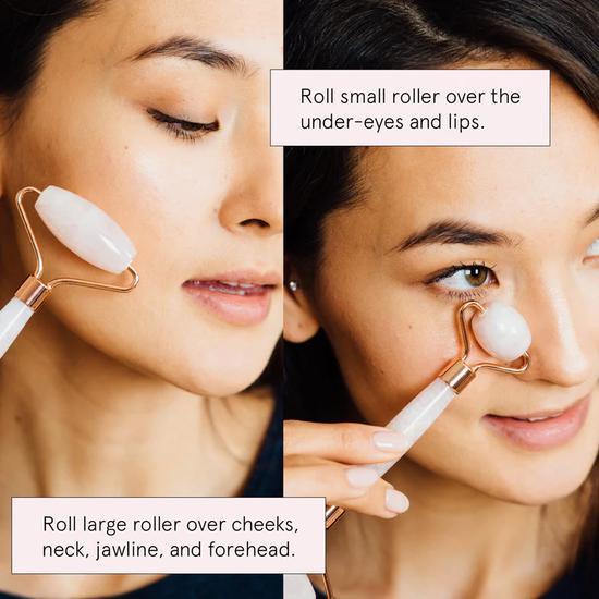 Grace & Stella Rose Quartz Roller