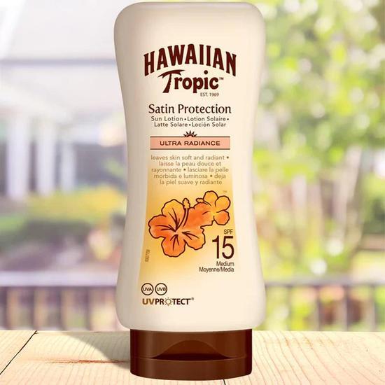 Hawaiian Tropic Satin Protection Lotion SPF 15 6 oz