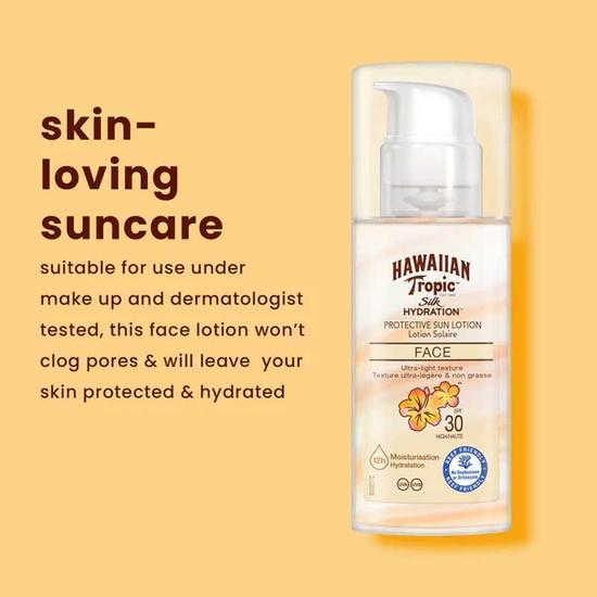 Hawaiian Tropic Silk Hydration Face Lotion SPF 30 2 oz