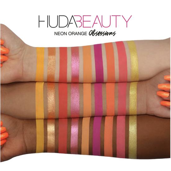 Huda Beauty Obsessions Eyeshadow Palette Neon Orange 0.4 oz