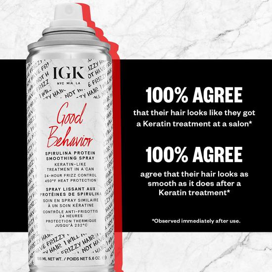 IGK Good Behavior Spirulina Protein Smoothing Spray 6 oz
