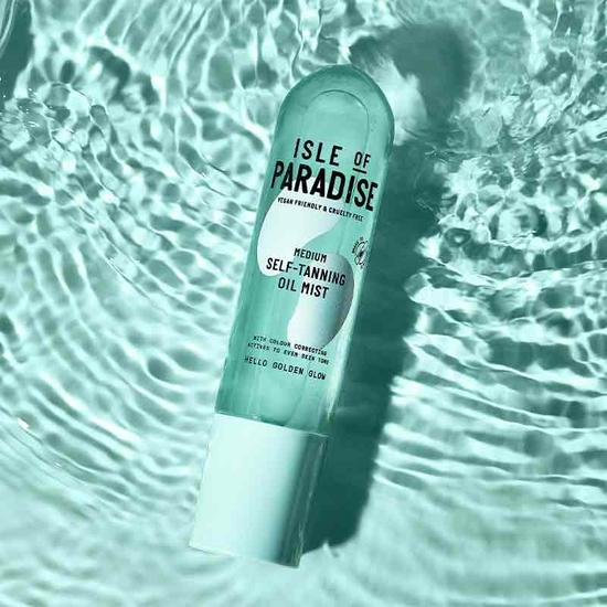 Isle of Paradise Self-Tanning Oil Mist Green - Medium