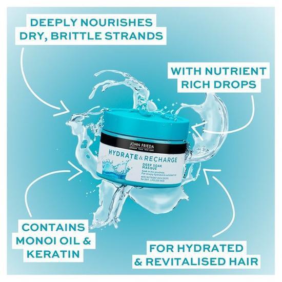 John Frieda Hydrate & Recharge Deep Soak Masque 8 oz