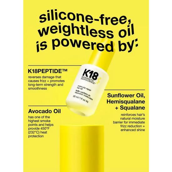 K18 Molecular Repair Hair Oil