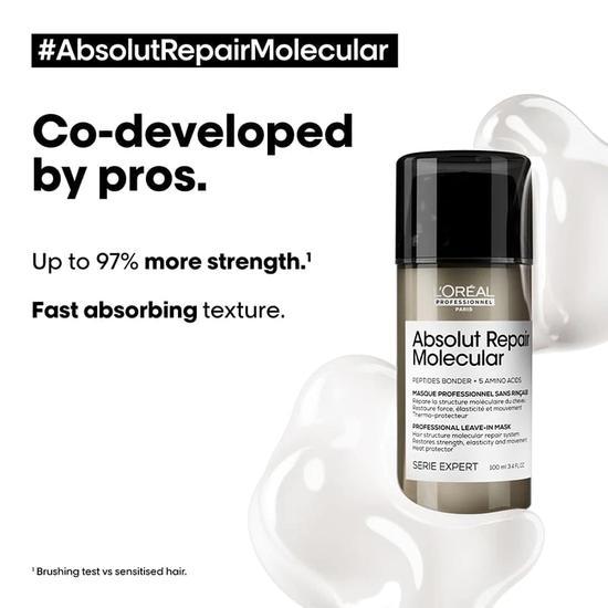 L'Oréal Professionnel Serie Expert Absolut Repair Molecular Repairing Leave-in Mask 3 oz