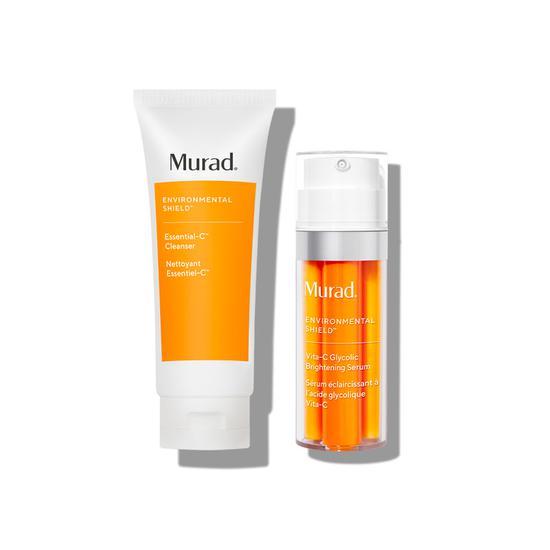 Murad Vitamin C Cleanse & Brighten Set Essential-C Cleanser + Vita-C Glycolic Brightening Serum