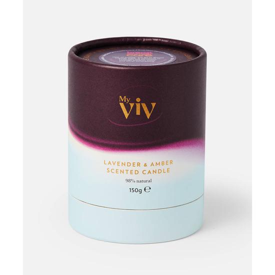 My Viv Lavender & Amber Scented Candle 5 oz