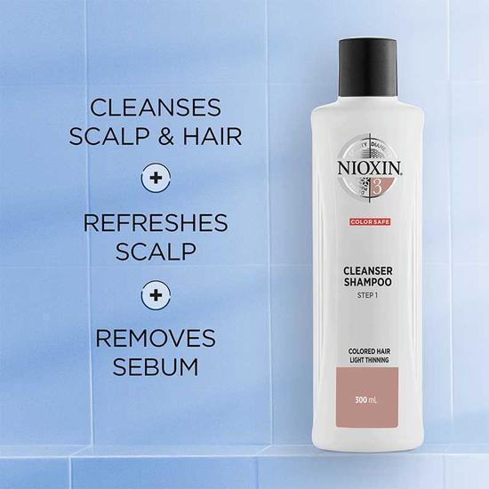 Nioxin System 3 Cleanser Shampoo 10 oz