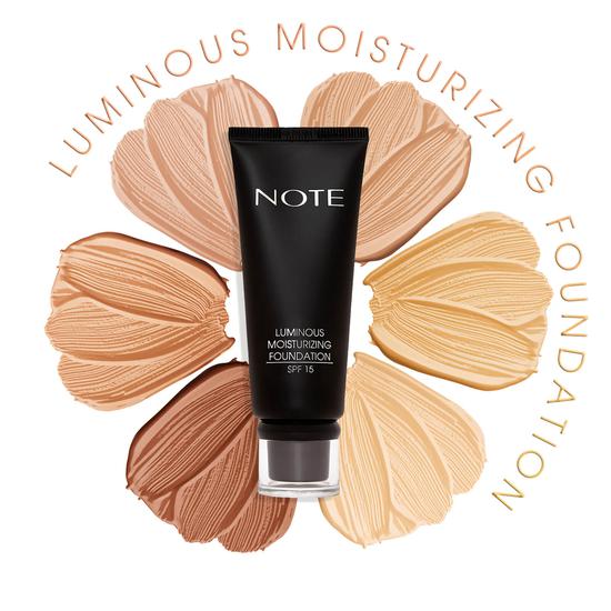 Note Cosmetics Luminous Moisturizing Foundation 02 Natural Beige