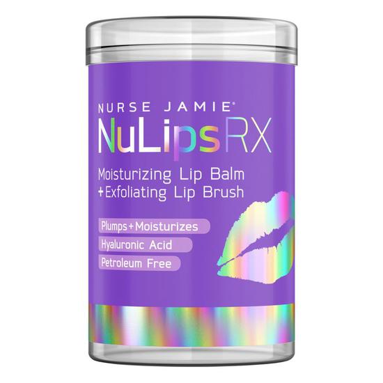 Nurse Jamie NuLips RX Moisturizing Lip Balm + Exfoliating Lip Brush 0.4 oz