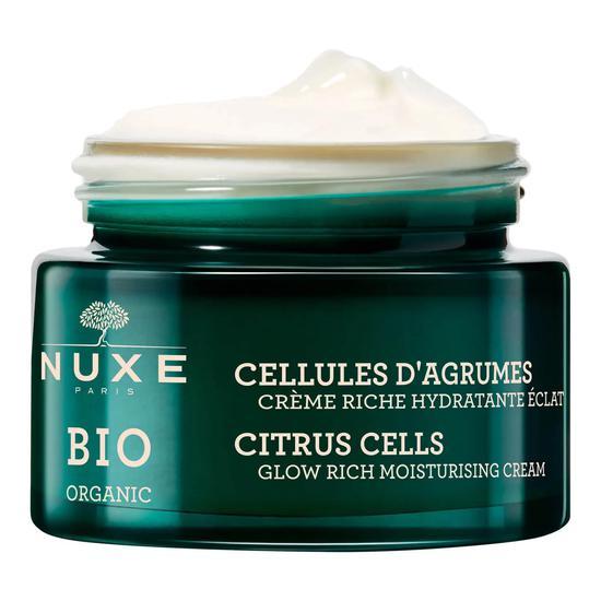 Nuxe Bio Organic Citrus Cells Glow Rich Moisturizing Cream 2 oz