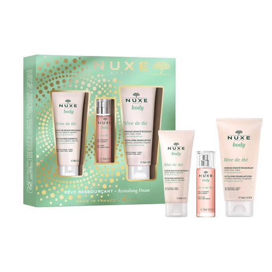Nuxe Revitalizing Dream Gift Set Fragrant Water + Shower Gel + Granular Scrub