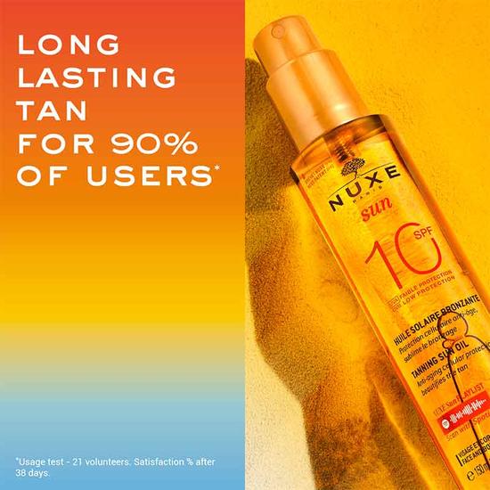 Nuxe Sun Tanning Oil For Face & Body SPF 10 5 oz